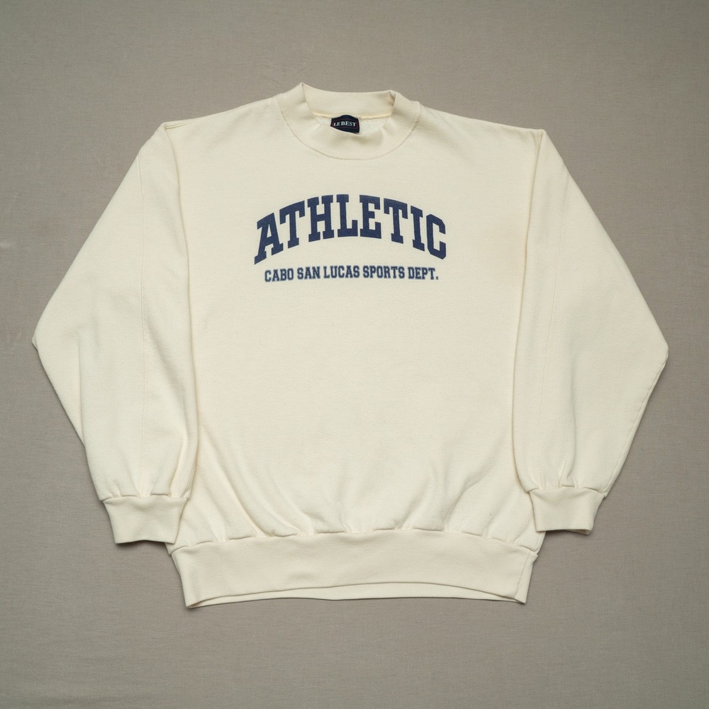 Vintage 90s Cabo San Lucas Sports Dept. Athletic Crew Neck Sweatshirt Adult M